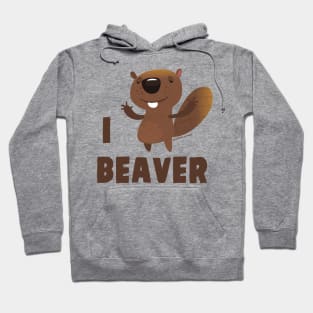 I LOVE BEAVER Hoodie